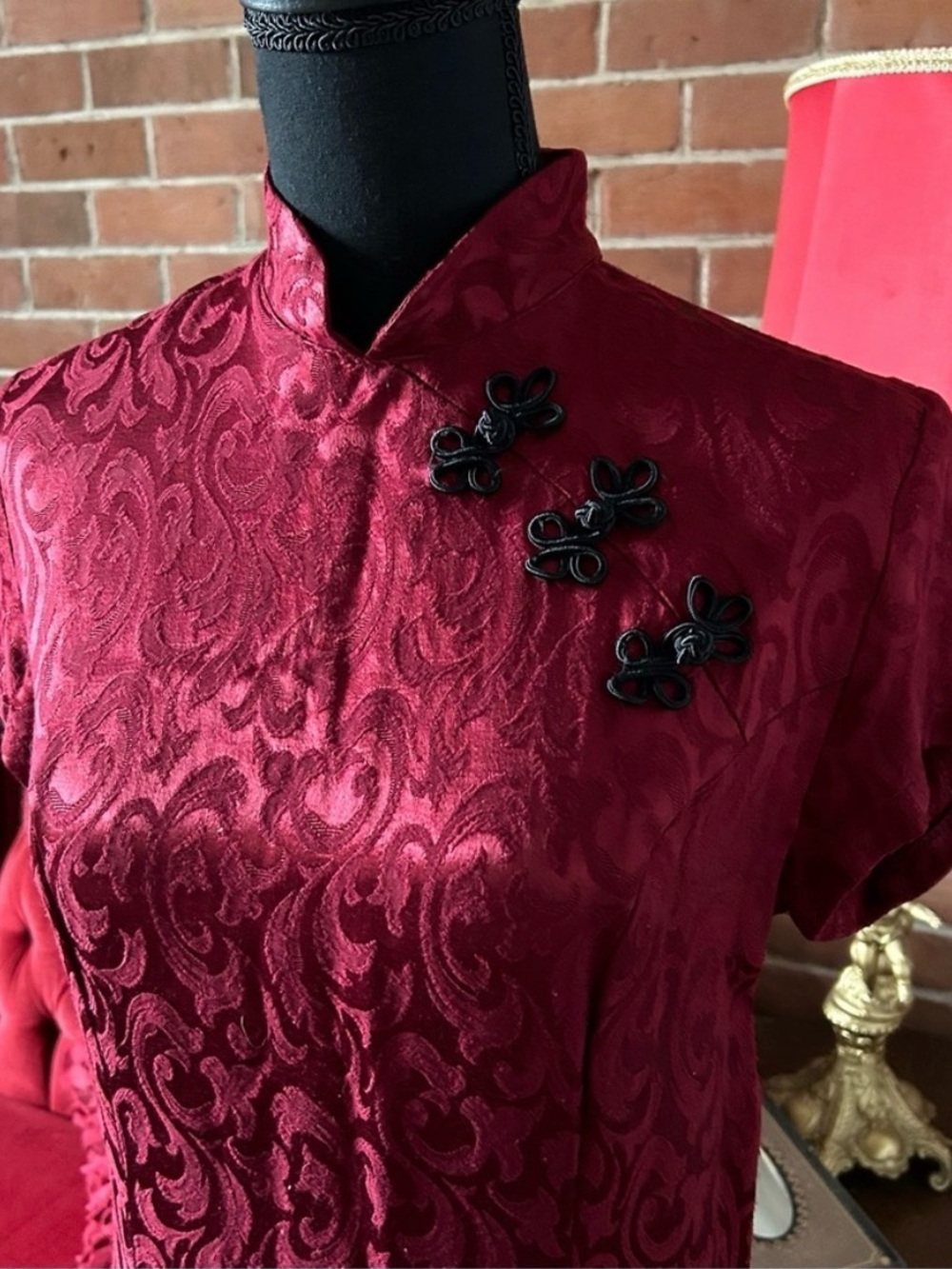 Le Château vintage 90s jacquard dress ❤️ - Picture 3 of 5